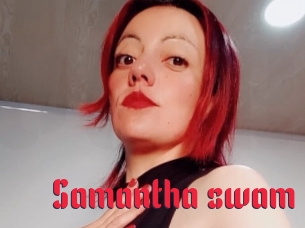 Samantha_swam