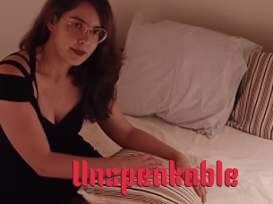 Unspeakable